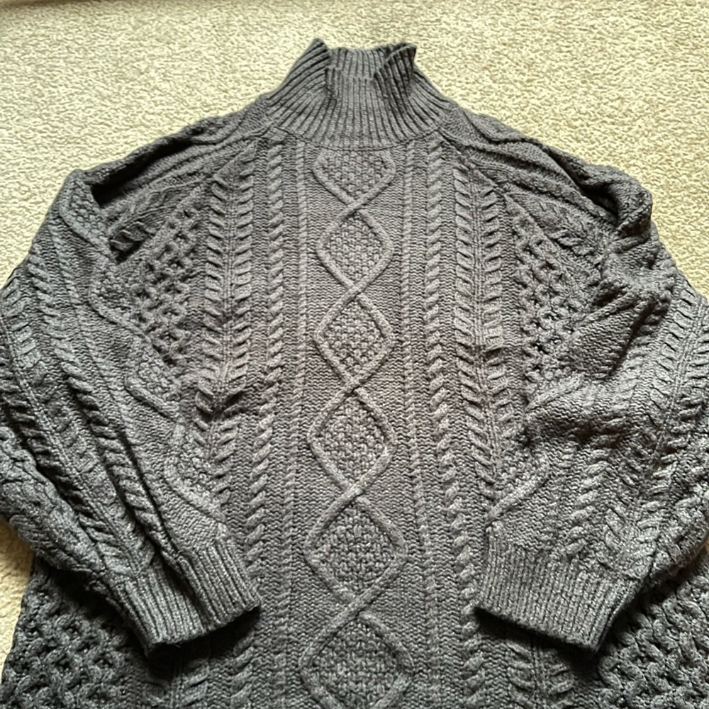Fear of God Essentials Iron Cable Knit Turtleneck Sweater